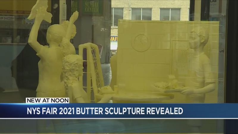 2021 Great New York State Fair butter sculpture unveiled