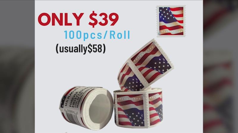 USPS US Flag 2017 Forever Stamps - Roll of 100
