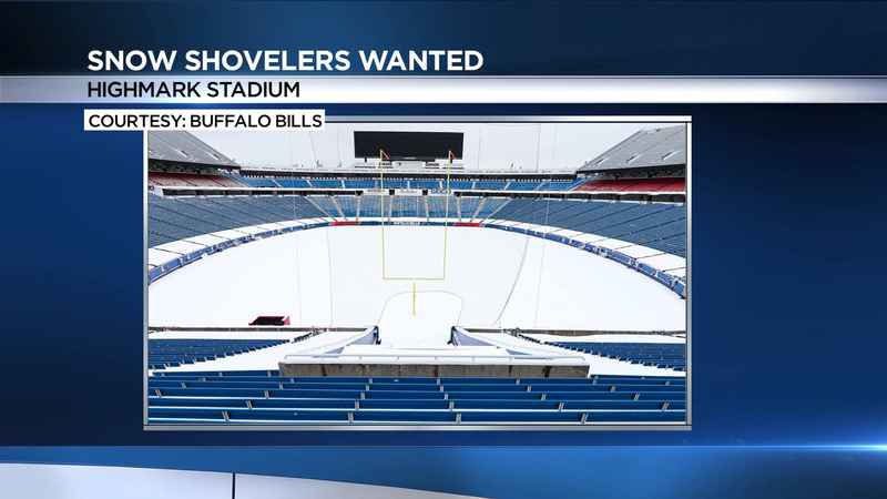 Snow shovelers needed at Highmark Stadium