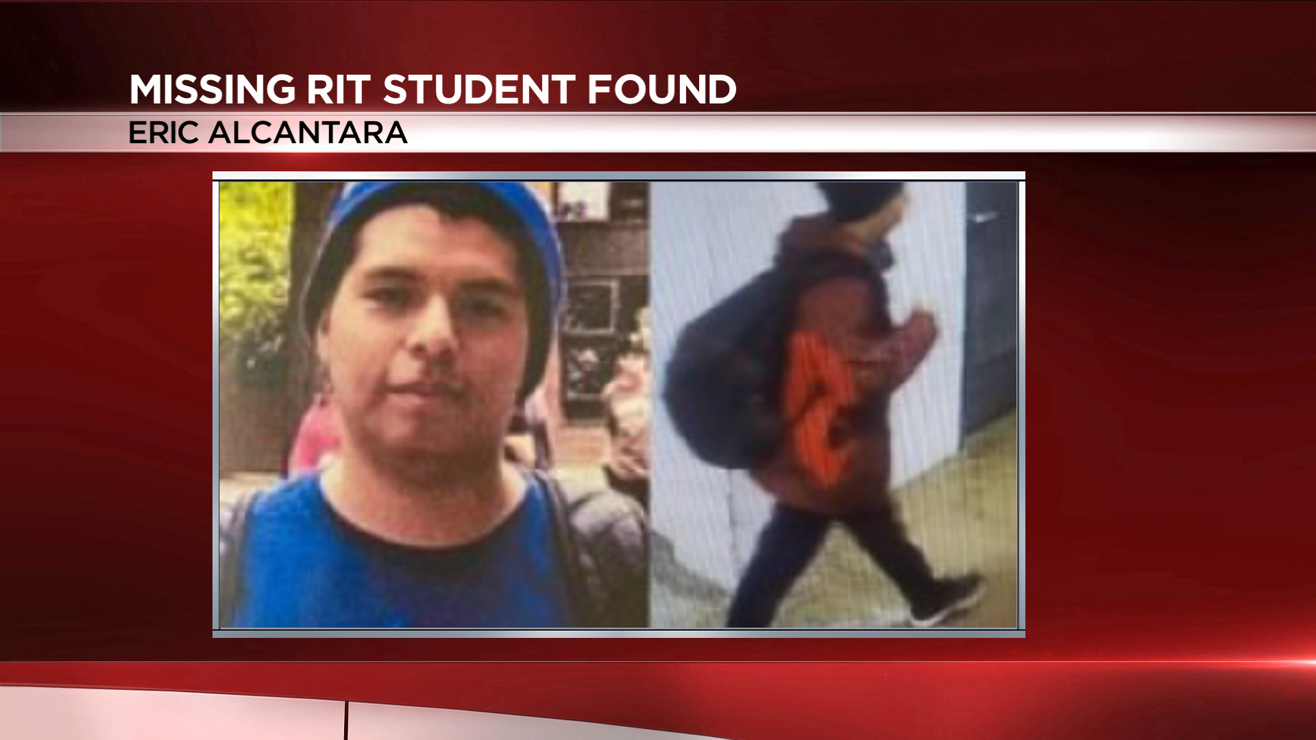 UPDATE Missing RIT student has been found safe