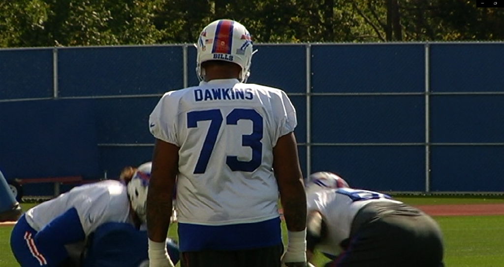 Bills' Dion Dawkins speaks after his teammate went into cardiac arrest 