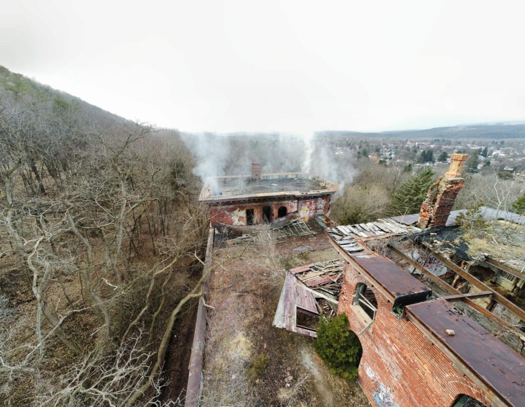 Castle on the Hill in Dansville suffers fire, fire department to monitor  situation