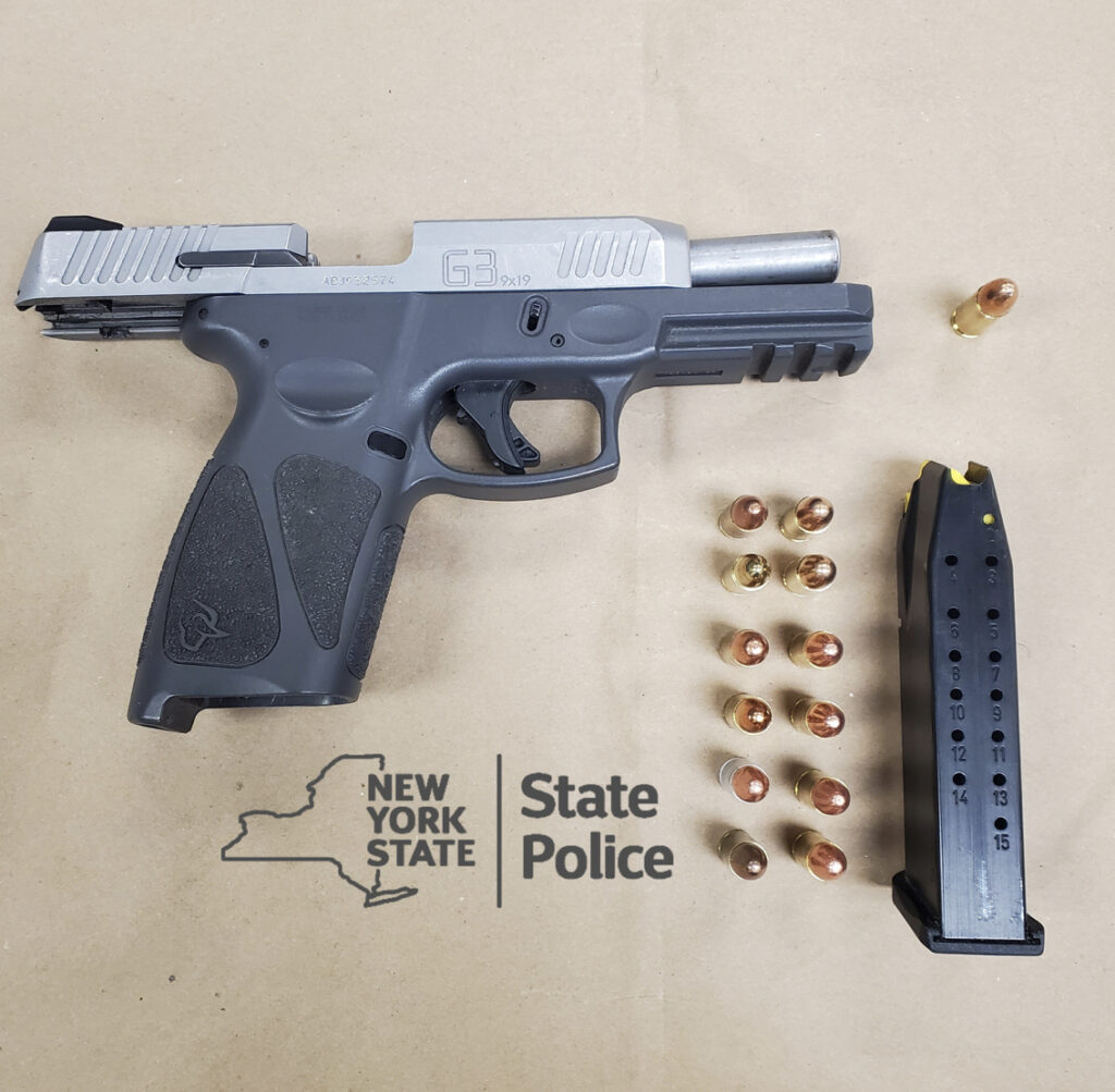 Rochester Man Found To Be Carrying Loaded 9mm Handgun During Traffic Stop 