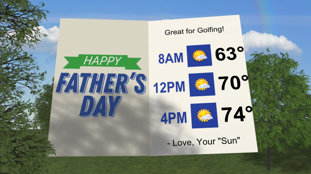 First Alert Weather Some fine conditions for Father’s Day