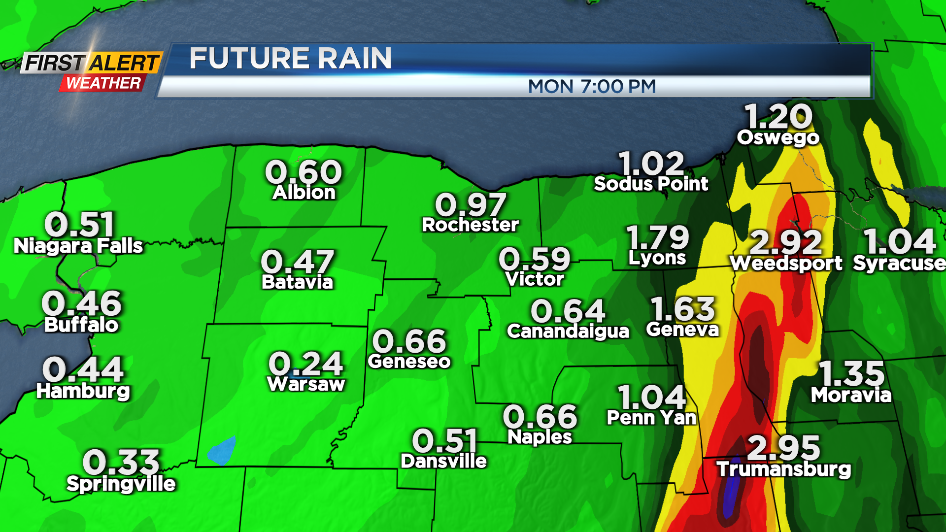 First Alert Weather: Tracking Rain On Monday With Showers At Times ...