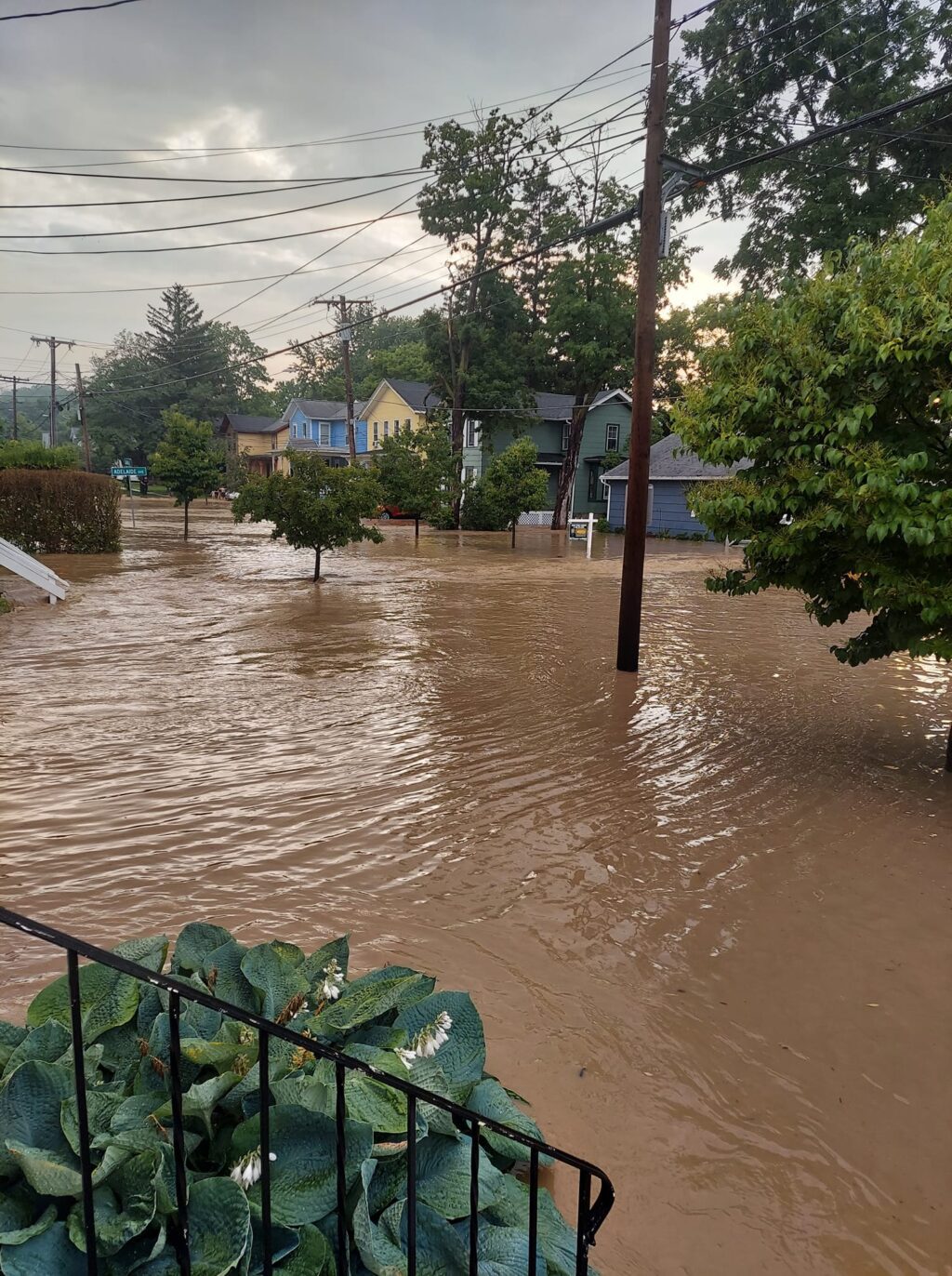 Photos that viewers shared of the flooding in Ontario County