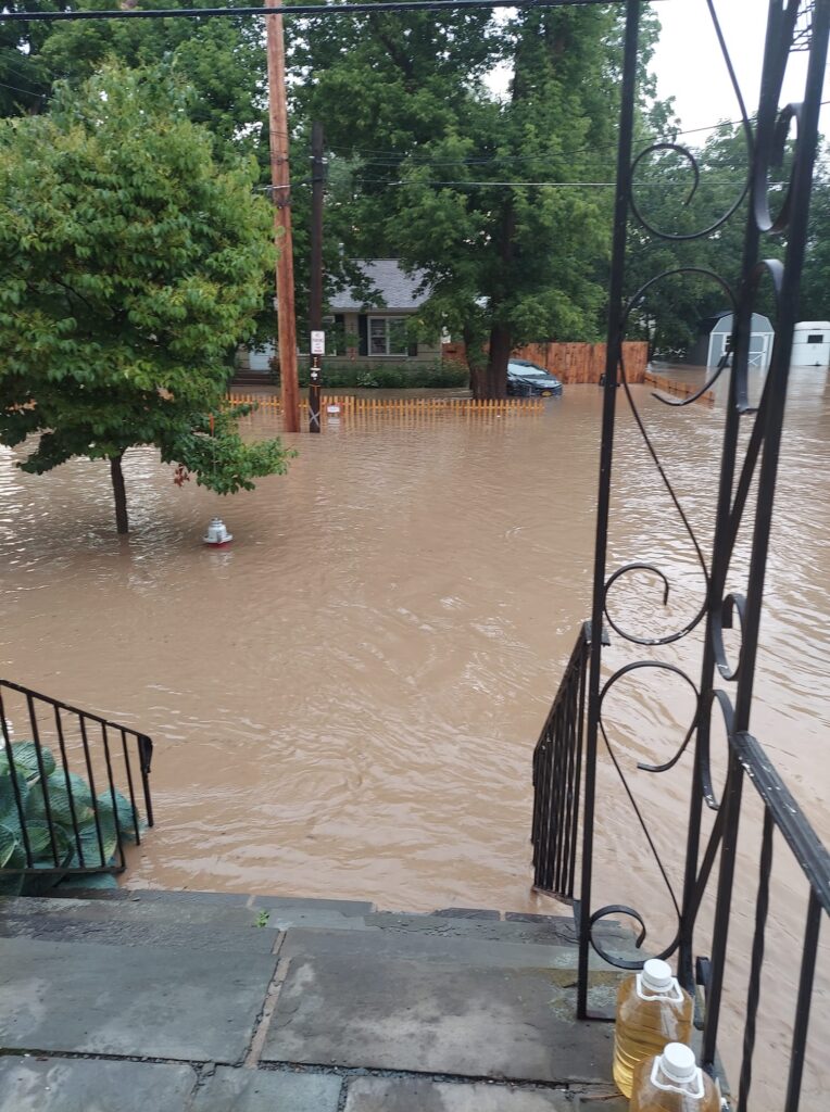 Photos that viewers shared of the flooding in Ontario County