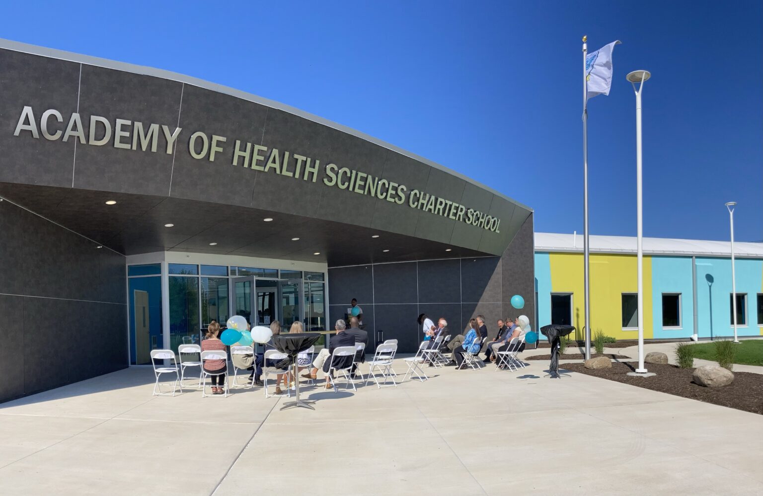 Academy Of Health Sciences Charter School Cuts Ribbon On New Building