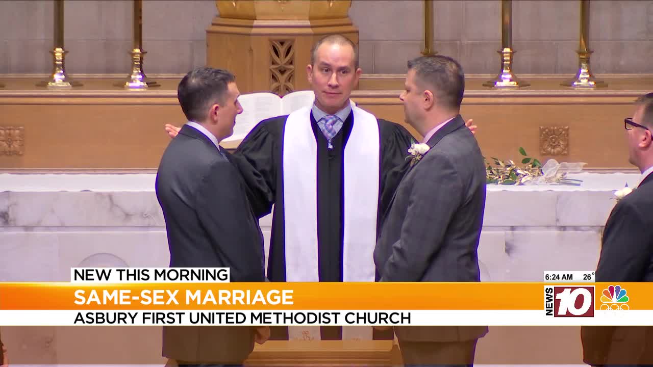 Local Methodist church hosts its first same-sex marriage - WHEC.com