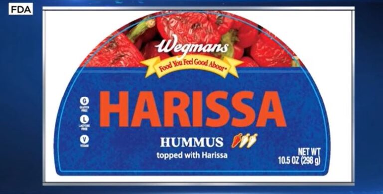 FDA Recalling Wegmans-brand Harissa Hummus - WHEC.com