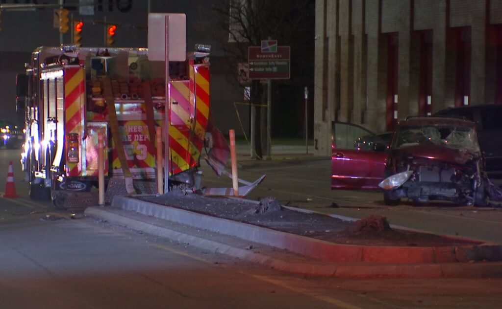 UPDATE: Injuries not life-threatening after minivan crash into parked ...