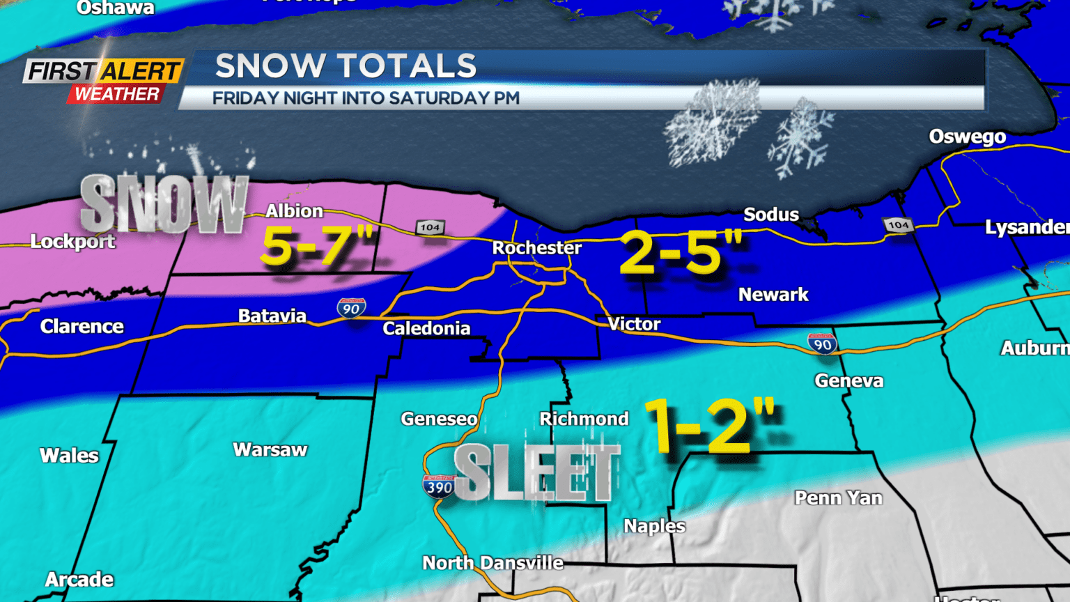 First Alert Weather: Yellow Alert Friday Night Into Saturday Morning ...