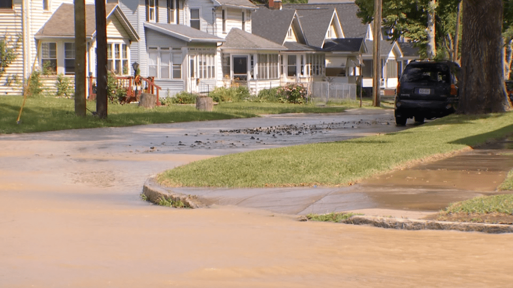 Water Main Repaired After Break, Flooding On Norton Street - WHEC.com