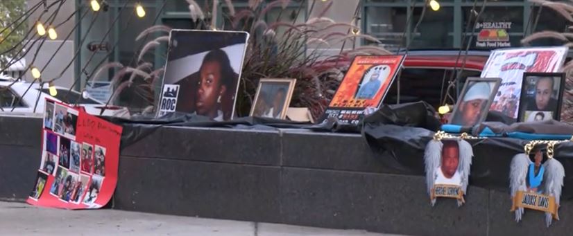 Murder victims were remembered Wednesday during a ceremony at the Liberty Pole in Rochester. (Photo: WHEC)