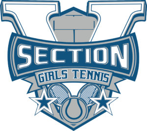 Section V girls tennis logo